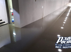 Подземный переход у «Ростов-Арены» затопило грунтовыми водами