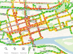 Десятибалльные пробки сковали центр Ростова-на-Дону