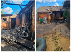 В Кашарах из-за электрочайника сгорела летняя кухня 