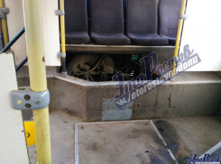 Горячие «обнаженные внутренности» маршрутки вызвали любопытство у жителей Ростова