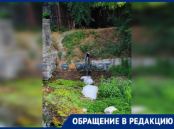 Жители Ростова жалуются на канализационную вонь у родника Гремучка — сток идет прямо в Дон