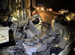 В Ростовской области фура раздавила иномарку с водителем