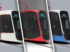 Власти Ростова предложили горожанам выбрать расцветку для скоростного трамвая