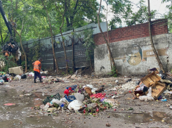 В Ростове-на-Дону ликвидировали огромную свалку на улице Таганрогской