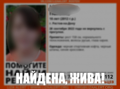 В Ростове пропавшую во время прогулки 10-летнюю девочку нашли живой