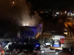 В ночь на 13 января в Ростове-на-Дону загорелось здание «Золотого колоса»