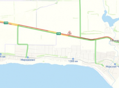 Из Ростова в Таганрог образовалась пробка почти в 20 километров