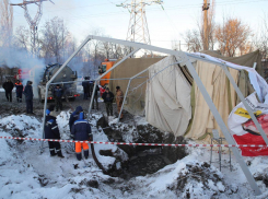 Губернатор Василий Голубев посетил место ЧП с аварийным коллектором в Новочеркасске