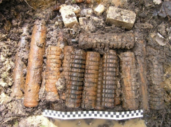 На месте будущего дома аксайчанин обнаружил 29 снарядов ВОВ