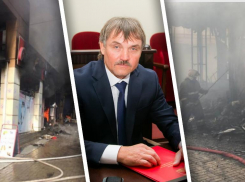 Сгоревшие на рынке в Шахтах ларьки принадлежали главе города