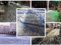 Самые заледенелые улицы Ростова спустя неделю после снежного апокалипсиса ждут всех, кто хочет в травмпункт 