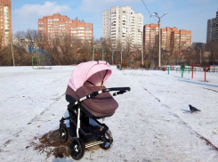 Оригинальным способом получить витамин D в детской коляске поделилась на фото жительница Ростова