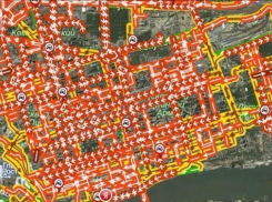 В Ростове самая длинная пробка растянулась почти на 12 километров