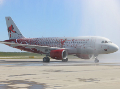 Ростовчане, не скрывая восторга, «искупали» уникальный «Спортолет», приземлившийся в «Платове»