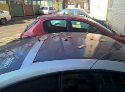 Кастрюлю с креветками вывалили из окна на автомобиль соседа жители Ростова