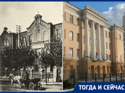 Тогда и сейчас: ростовская школа хранит на фасаде изображения юных гимназистов 