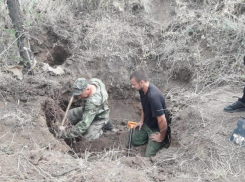 В Ростовской области неизвестные разграбили неучтенное воинское захоронение