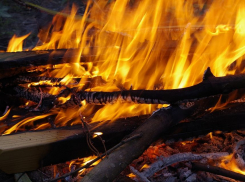 В Ростове на Левенцовке загорелась свалка