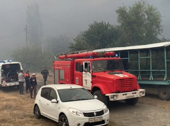 В Константиновске горят жилые дома