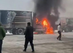 В Ростове загорелась фура с заказам на WB 