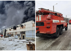 В Шахтах загорелся завод по производству полимеров