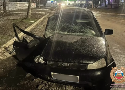 Школьники на родительской машине врезались в дерево в Ростовской области