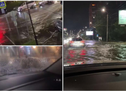 Мощный ливень с градом накрыл Ростов-на-Дону ночью 26 июня