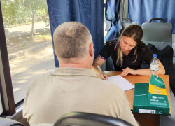 В зоне ЧС в Ростове после атаки БПЛА работает мобильная приемная полиции