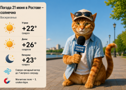 Воскресенье в Ростове обещает быть теплым и солнечным