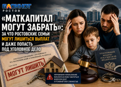 «Маткапитал могут забрать»: за что ростовские семьи могут лишиться выплат и даже попасть под уголовное дело 