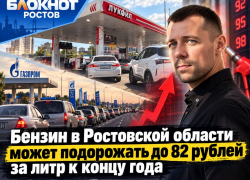 Бензин в Ростовской области может подорожать до 82 рублей за литр к концу года