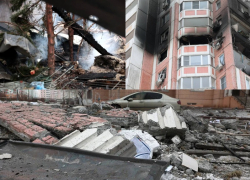 Губернатор Ростовской области показал последствия атаки БПЛА в Левенцовке и Ленинаване 