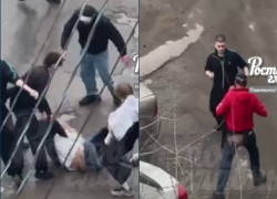 Ростовчане избили толпой двух наркоманов, напавших на таксиста с ножом
