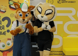 Белка-ТКОшечка и львица Викки из ГК «Ростов-Дон» рассказали, как поддерживать чистоту в городе