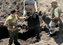 Под Ростовом поисковики обнаружили останки 45 солдат, погибших в Великой Отечественной войне