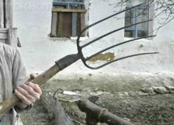 Острыми вилами в шею навсегда успокоил буйного отца молодой хуторянин в Ростовской области