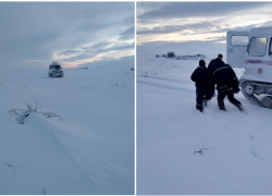 В Ростовской области спасли замерзающего в поле тракториста