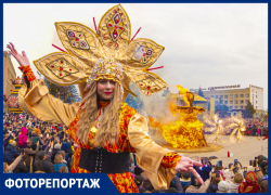 В Ростовской области тысячи людей с размахом проводили Масленицу 26 февраля