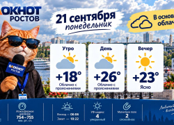В Ростове потеплеет до +26, а к вечеру облака разойдутся