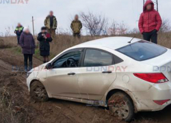 Убегавших от своей жертвы преступников «поглотила» грязевая лужа под Ростовом
