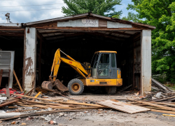 В Ростове массово убирают незаконные гаражи, а демонтаж ложится на владельцев