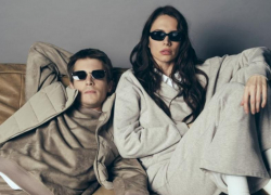 Иван Янковский и Диана Пожарская снялись в новогодней кампании ростовского бренда