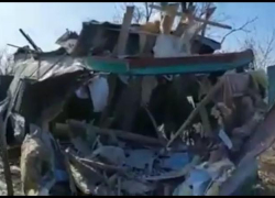 В Ростовской области снаряд разрушил погранпункт в Неклиновском районе