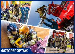 Пройти сквозь огонь и потушить пламя: в Ростове стартовали соревнования пожарных со всего Юга России