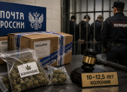 Контрабанда каннабиса через «Почту России»: фигуранты дела получили от 10 до 12,5 лет колонии