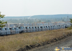 Колонна с гуманитарным грузом для востока Украины прибыла в Ростовскую область