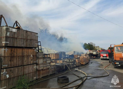 Крупный пожар на складе в Батайске потушили 