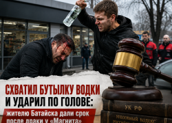 «Схватил бутылку водки и ударил по голове»: жителю Батайска дали срок после драки у «Магнита»
