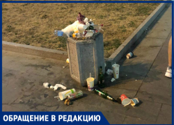 «Как будто никто не следит»: ростовчане показали замусоренную набережную Дона