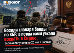 Возили главаря банды по КБР, а потом сами уехали воевать в Сирию. Заочно получили по 20 лет в Ростове